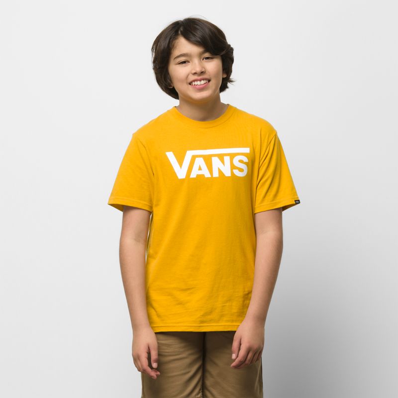 Niño Grande Vans Classic Niños Dorados Amarillos | Mexico-CYW953186