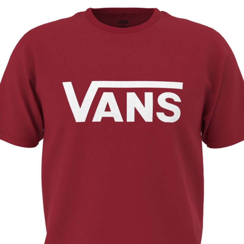 Niño Grande Vans Classic Niños Rojos Blancos | Mexico-JYL409637