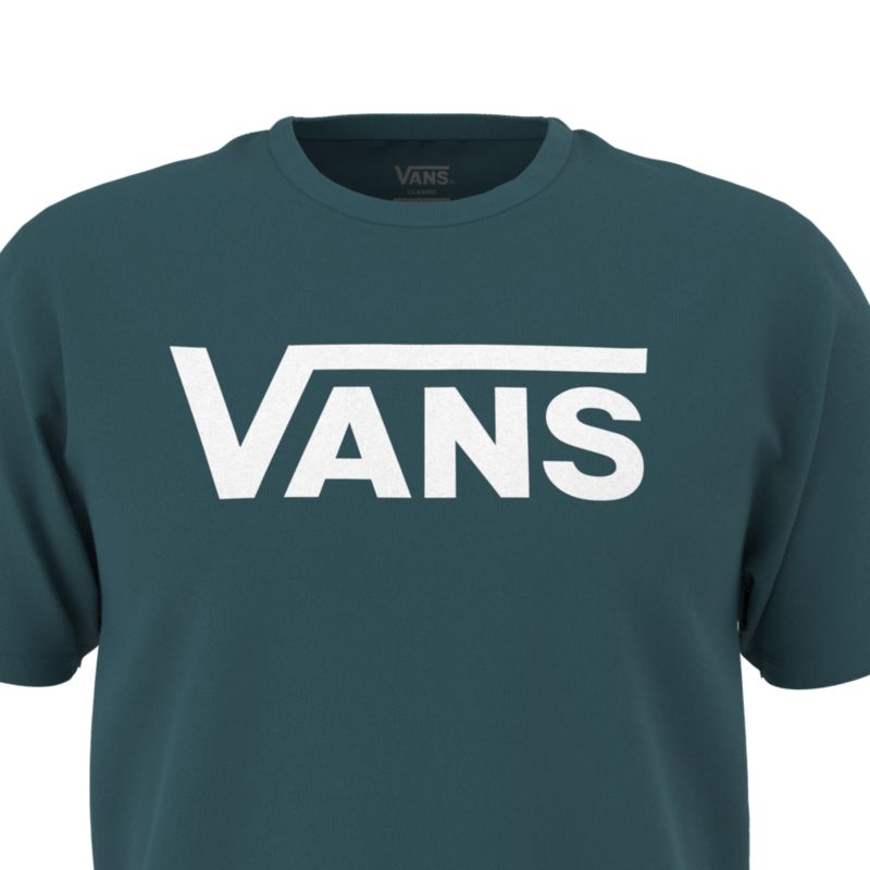 Niño Grande Vans Classic Niños Turquesa Oscuro Blancos | Mexico-DUW093785