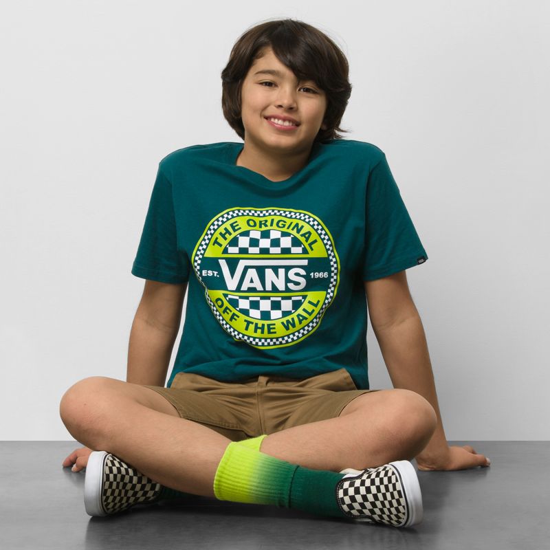 Niño Grande Vans Seasonal Niños Turquesa Oscuro | Mexico-VLR356240