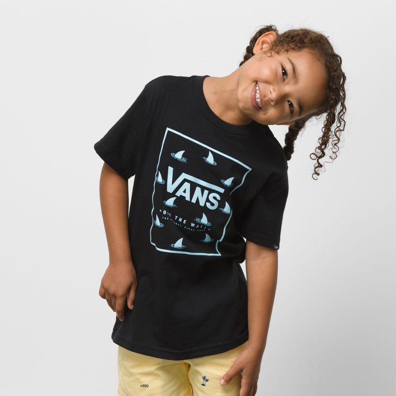 Niño Pequeño Vans Print Box Niños Negros Grises Oscuro | Mexico-ERX037481