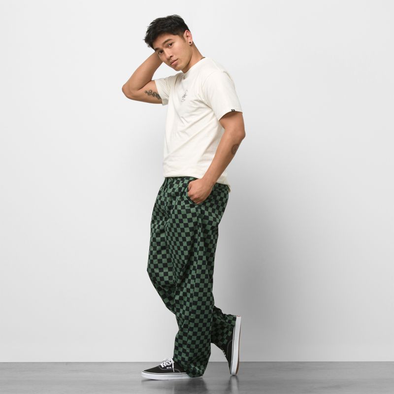 Pantalones Vans Range Hombre Verdes Negros | Mexico-MXT750394