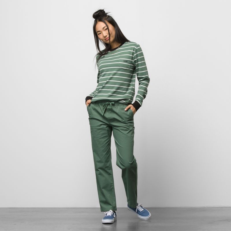 Pantalones Vans Range Mujer Verdes | Mexico-DBR287096