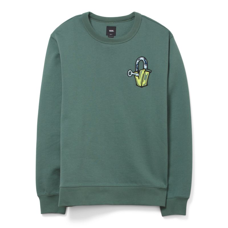 Pullover Vans Classics Hombre Verdes | Mexico-JAD120847