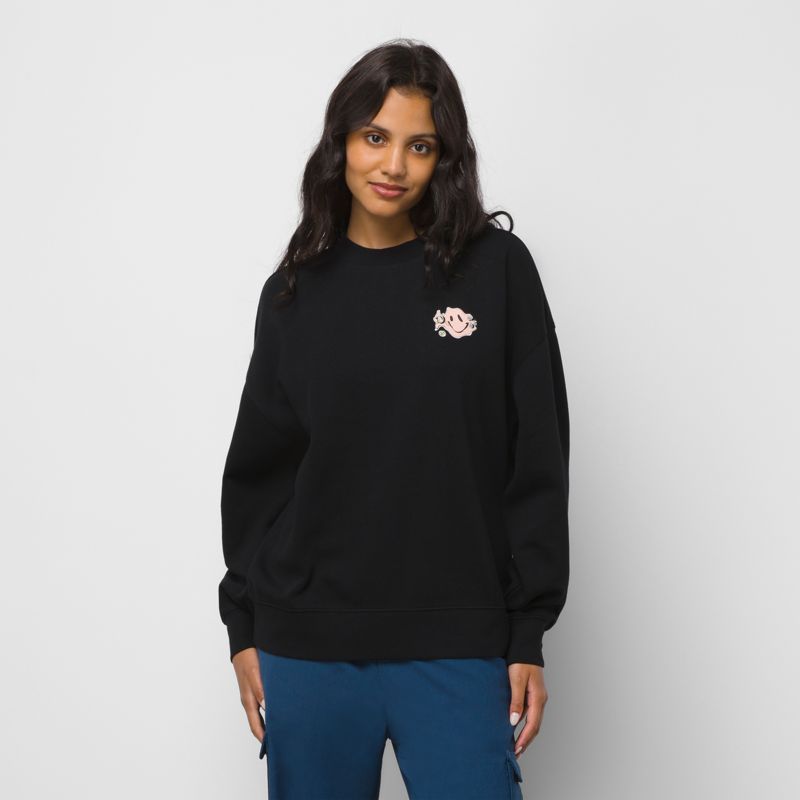 Pullover Vans Jubilee Slouchy Mujer Negros | Mexico-KYP367185