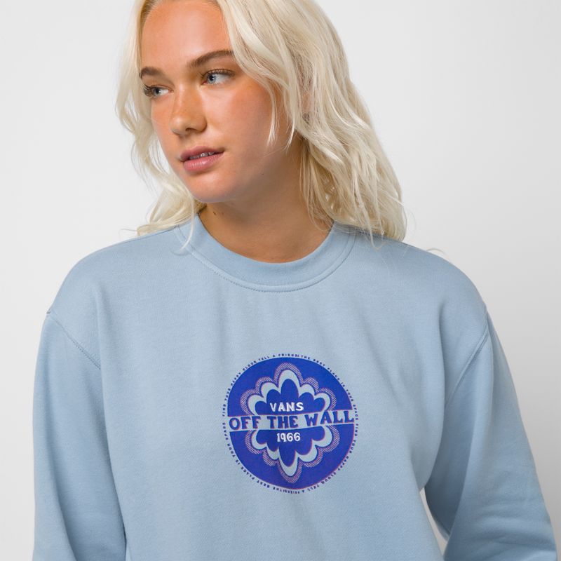 Pullover Vans My Cloud Mujer Grises Azules | Mexico-RSZ672398