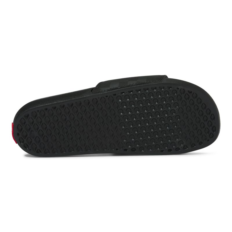 Sandalias de Diapositivas Vans Checkerboard La Costa Mujer Negros | Mexico-GIE105629