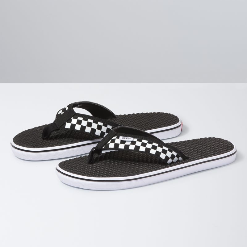 Sandalias de Diapositivas Vans La Costa Lite Mujer Negros Blancos | Mexico-KYZ416507