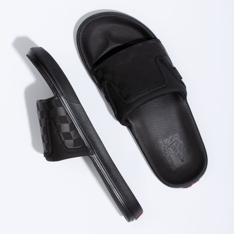 Sandalias de Diapositivas Vans UltraCush Hombre Negros | Mexico-SJZ023967