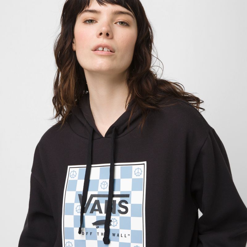 Sudadera Con Capucha Vans Boxed Mujer Negros | Mexico-WRV841750