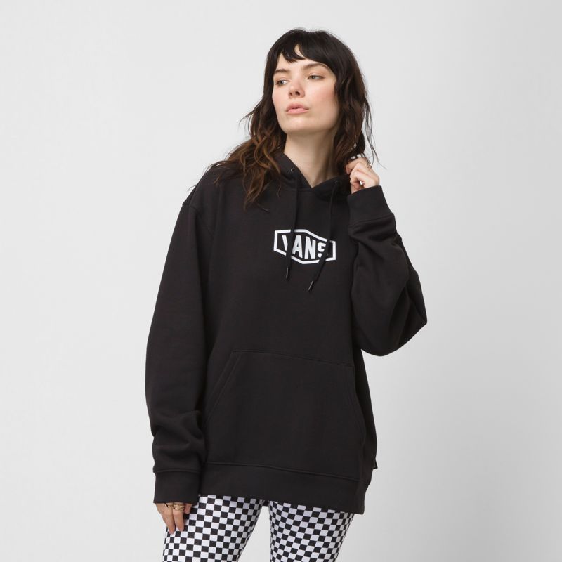 Sudadera Con Capucha Vans Checkerboard Research Hombre Negros | Mexico-HIM723954