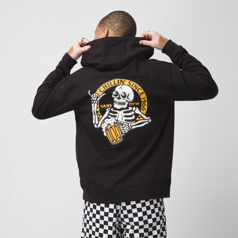 Sudadera Con Capucha Vans Cold Chillin Hombre Negros | Mexico-WLT186734