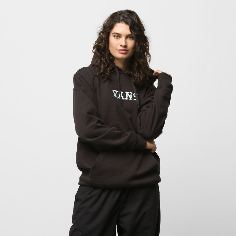 Sudadera Con Capucha Vans Crossbones Hombre Negros | Mexico-KAU395041