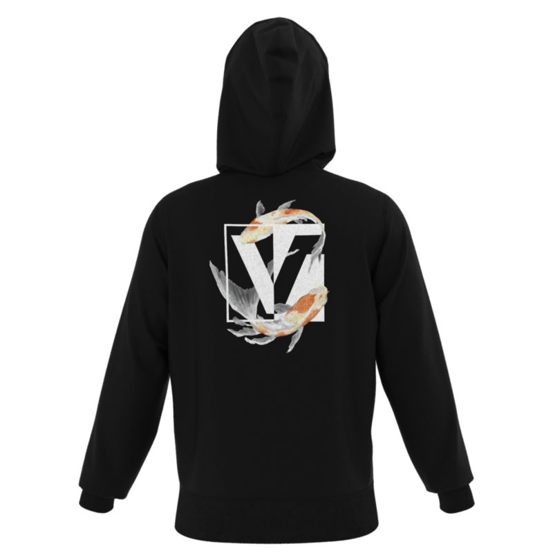 Sudadera Con Capucha Vans Koi Drop Hombre Negros | Mexico-AWK560781