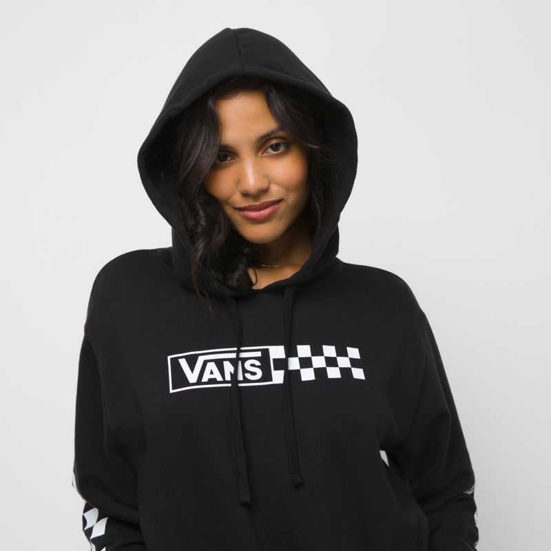 Sudadera Con Capucha Vans Super Fun Mujer Negros | Mexico-YBJ467028