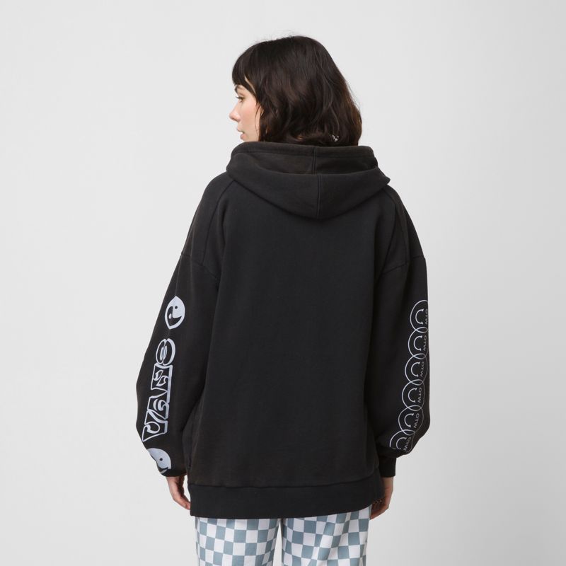 Sudadera Con Capucha Vans Symbolism Mujer Negros | Mexico-RZT804712