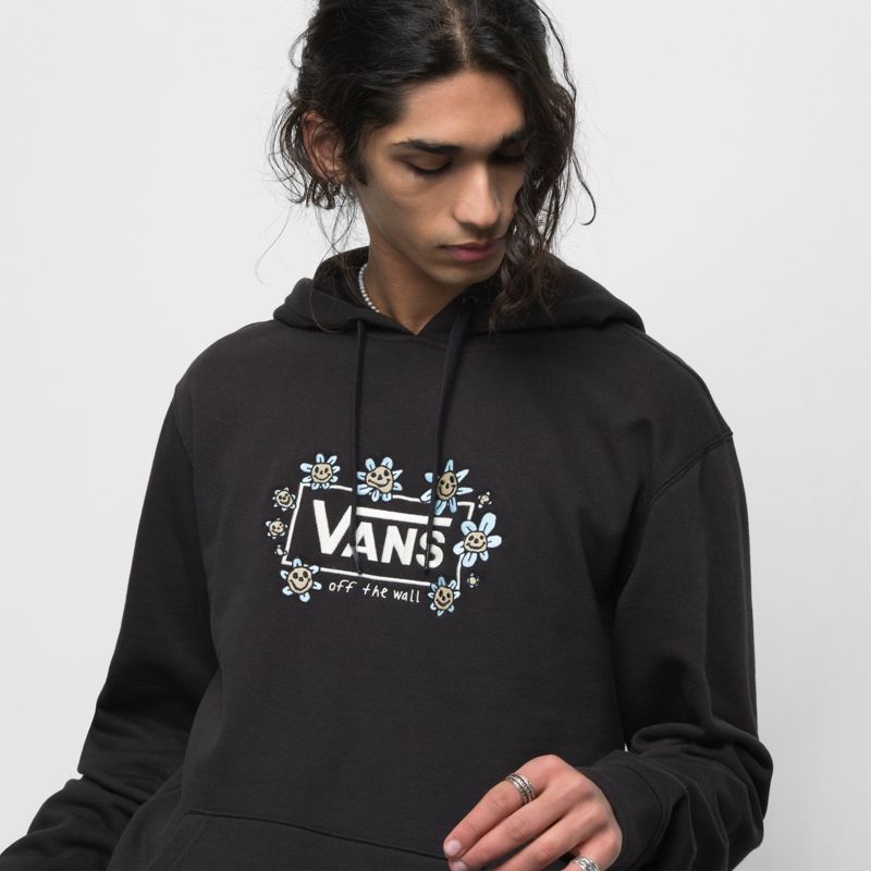 Sudadera Con Capucha Vans Trippy Hombre Negros | Mexico-HDG326751