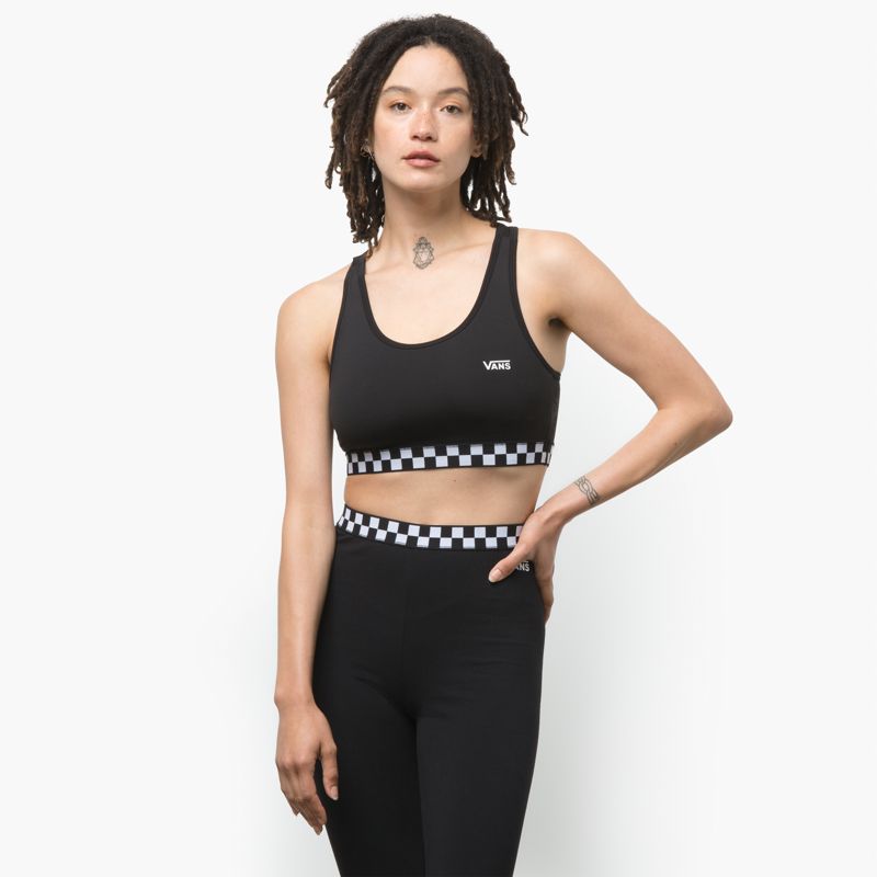 Sujetadores Deportivos Vans Skate Sports Bralette Mujer Negros | Mexico-TVX864759