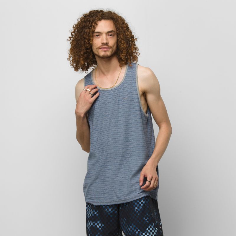 Tank Top Vans Balboa Hombre Azules | Mexico-DBL930574