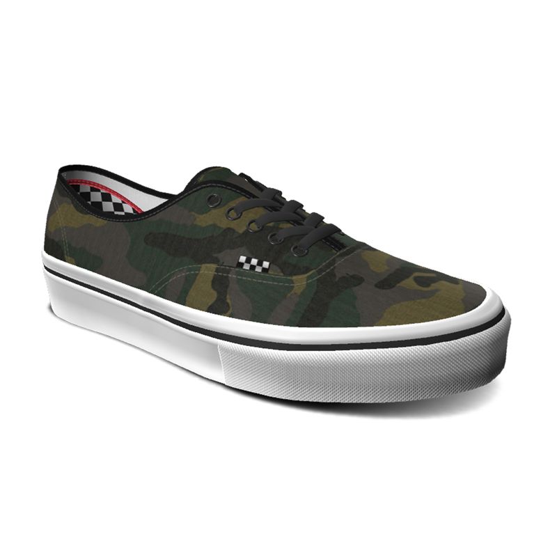 Tenis Skate Vans Authentic Hombre Camuflados | Mexico-ATK837964