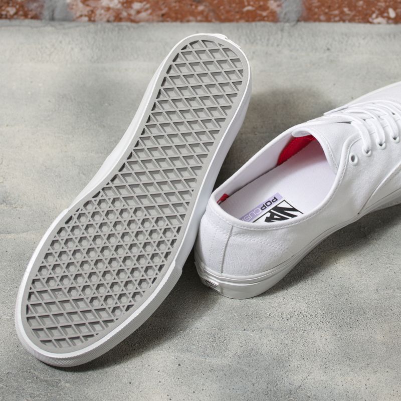 Tenis Skate Vans Authentic Mujer Blancos | Mexico-DEZ156089