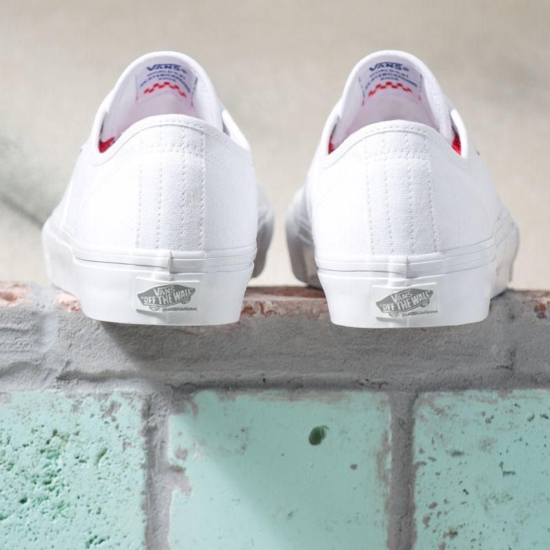 Tenis Skate Vans Authentic Mujer Blancos | Mexico-DEZ156089