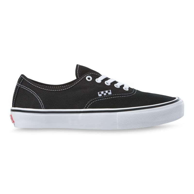 Tenis Skate Vans Authentic Mujer Negros Blancos | Mexico-VWU365812