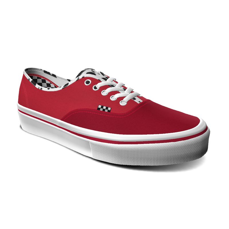 Tenis Skate Vans Authentic Mujer Rojos | Mexico-IBW951087