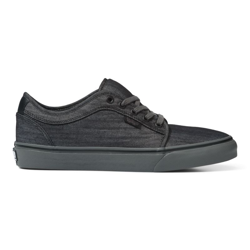 Tenis Skate Vans Chukka Low Hombre Grises Negros | Mexico-YJU791456