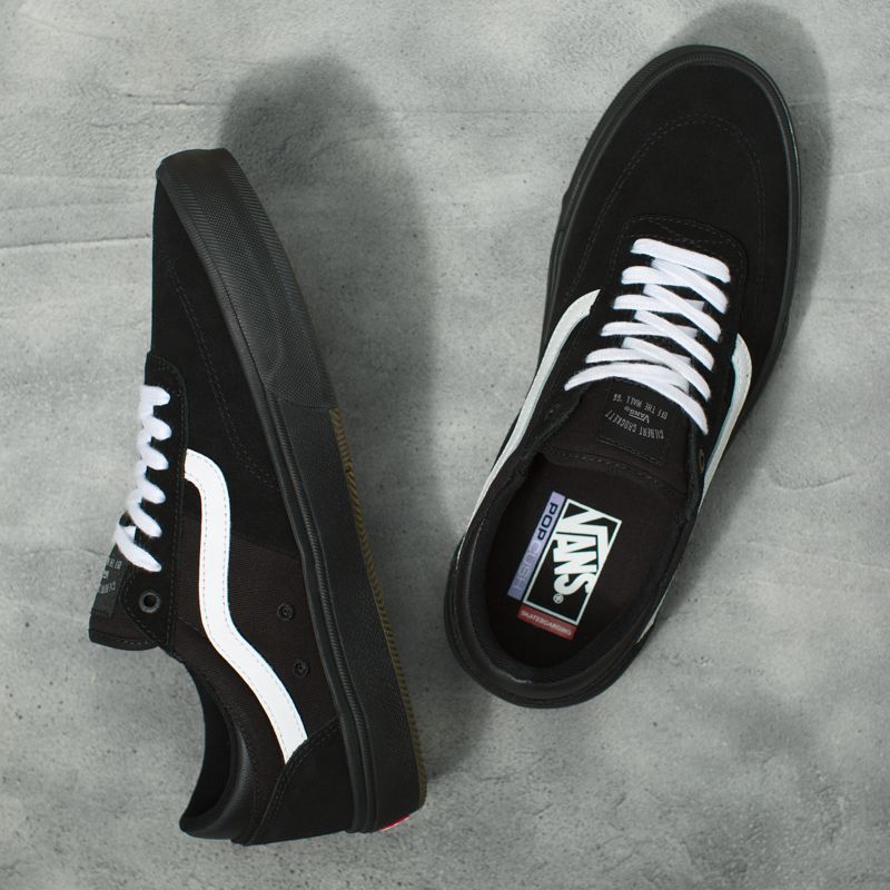 Tenis Skate Vans Gilbert Crockett Hombre Negros | Mexico-JBU375419