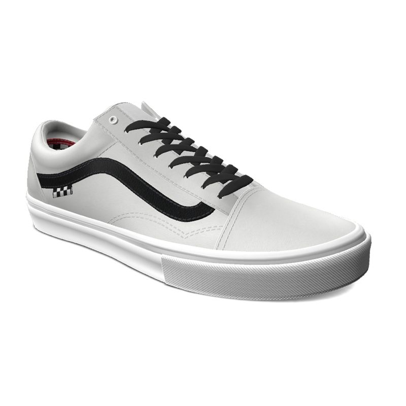 Tenis Skate Vans Old Skool Hombre Blancos | Mexico-EKT673459