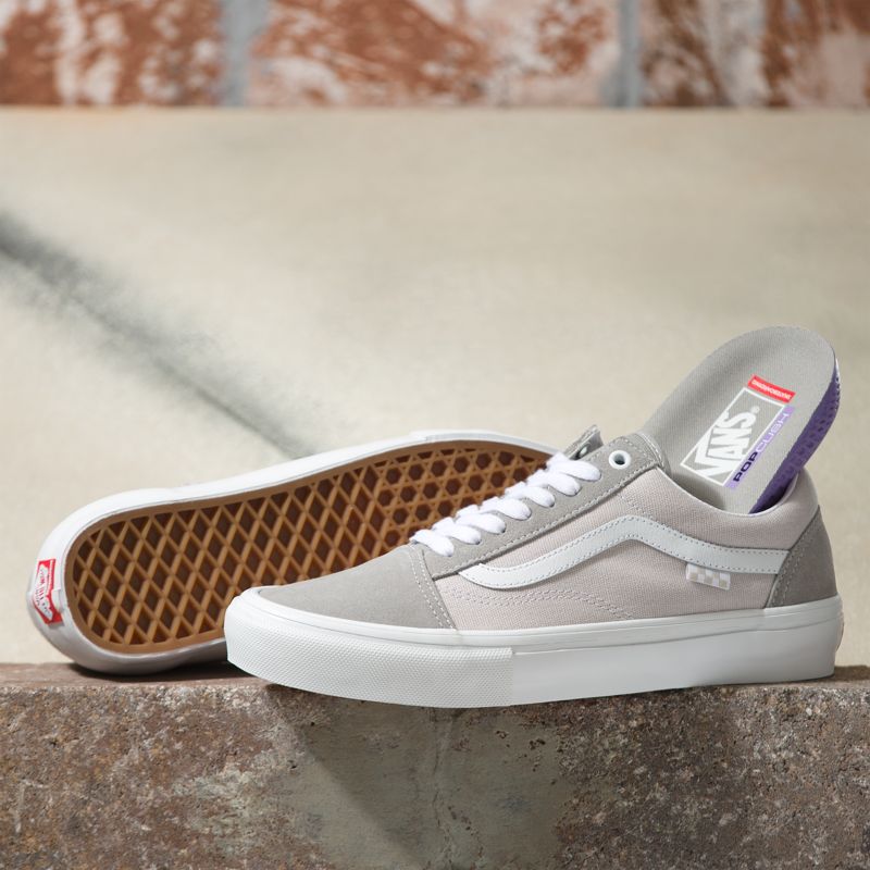 Tenis Skate Vans Old Skool Hombre Grises | Mexico-HIO762410