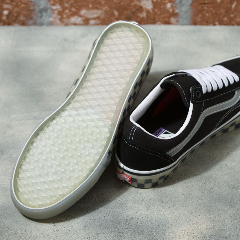 Tenis Skate Vans Old Skool Hombre Negros | Mexico-EMA468705