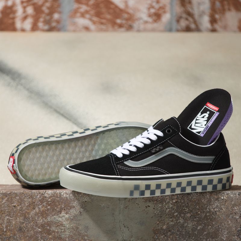 Tenis Skate Vans Old Skool Hombre Negros | Mexico-EMA468705