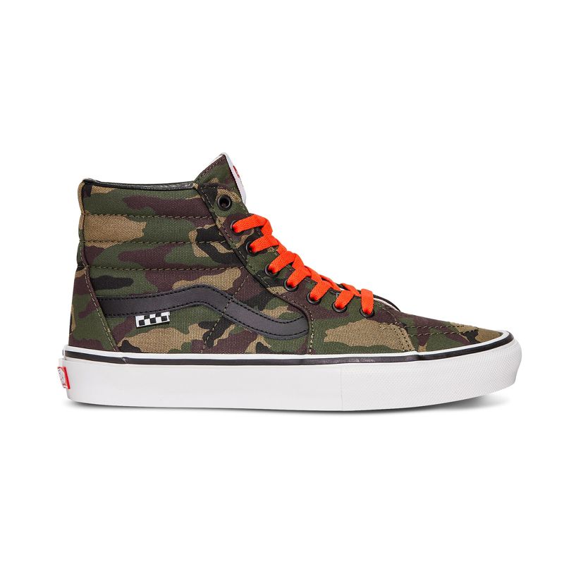 Tenis Skate Vans Sk8-Hi Hombre Camuflados | Mexico-HGA792561