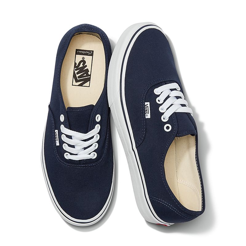 Tenis Vans Authentic Anchos Hombre Azul Marino | Mexico-DFY823597