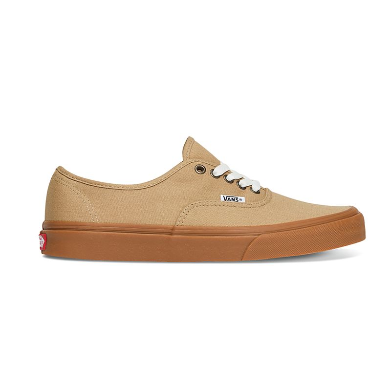 Tenis Vans Authentic Anchos Hombre Kaki | Mexico-BZD745093