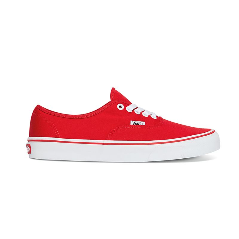 Tenis Vans Authentic Anchos Hombre Rojos | Mexico-YZX569207