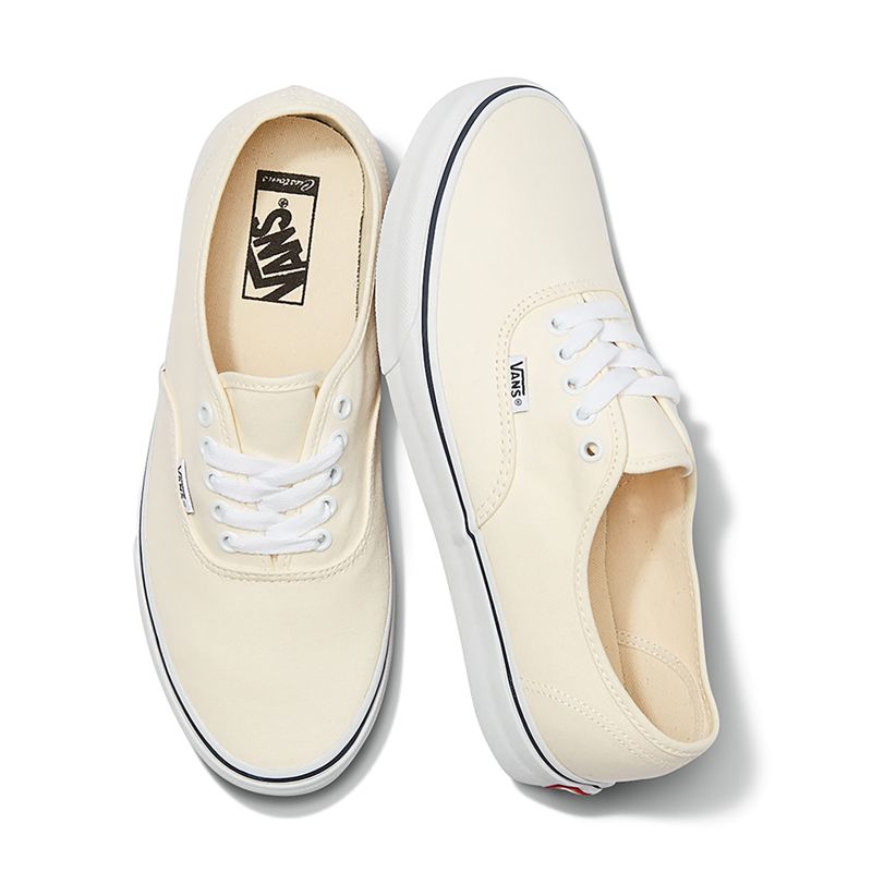 Tenis Vans Authentic Anchos Mujer Beige | Mexico-JWM186309