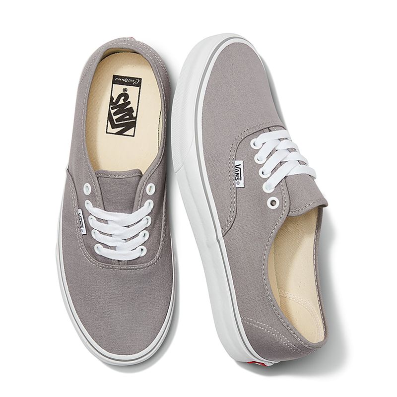 Tenis Vans Authentic Anchos Mujer Grises | Mexico-JOR162345