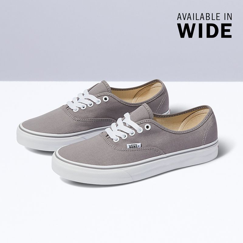 Tenis Vans Authentic Anchos Mujer Grises | Mexico-JOR162345