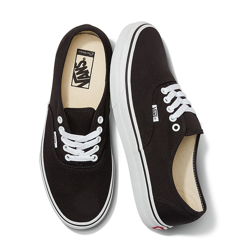 Tenis Vans Authentic Anchos Mujer Negros | Mexico-BOR960157