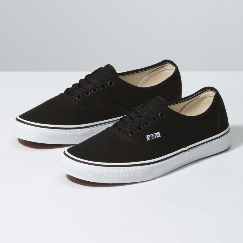 Tenis Vans Authentic Anchos Mujer Negros | Mexico-PID931540