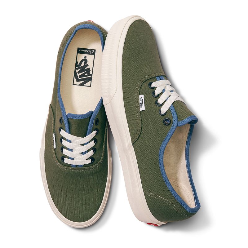 Tenis Vans Authentic Hombre Verdes Oscuro | Mexico-PTY097623