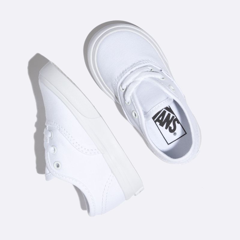 Tenis Vans Authentic Niños Blancos | Mexico-MOQ846913