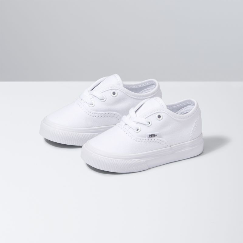 Tenis Vans Authentic Niños Blancos | Mexico-MOQ846913