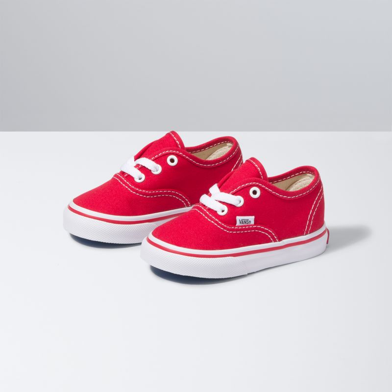 Tenis Vans Authentic Niños Rojos | Mexico-XJL325680