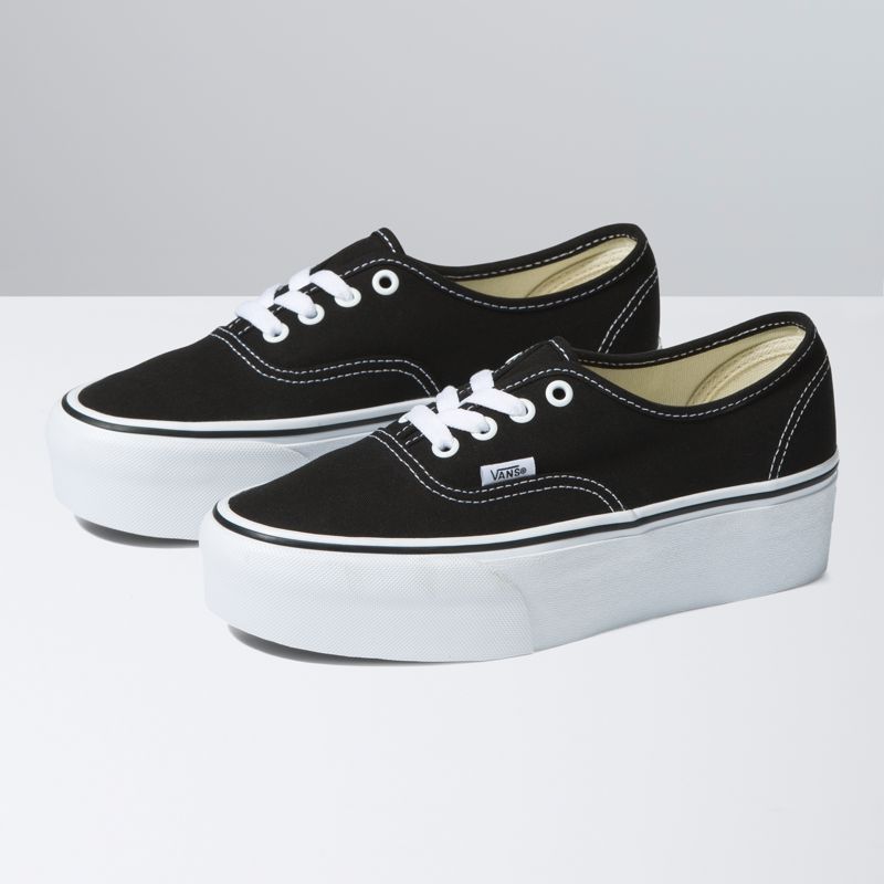 Tenis Vans Authentic Stackform Hombre Negros | Mexico-QKH862934