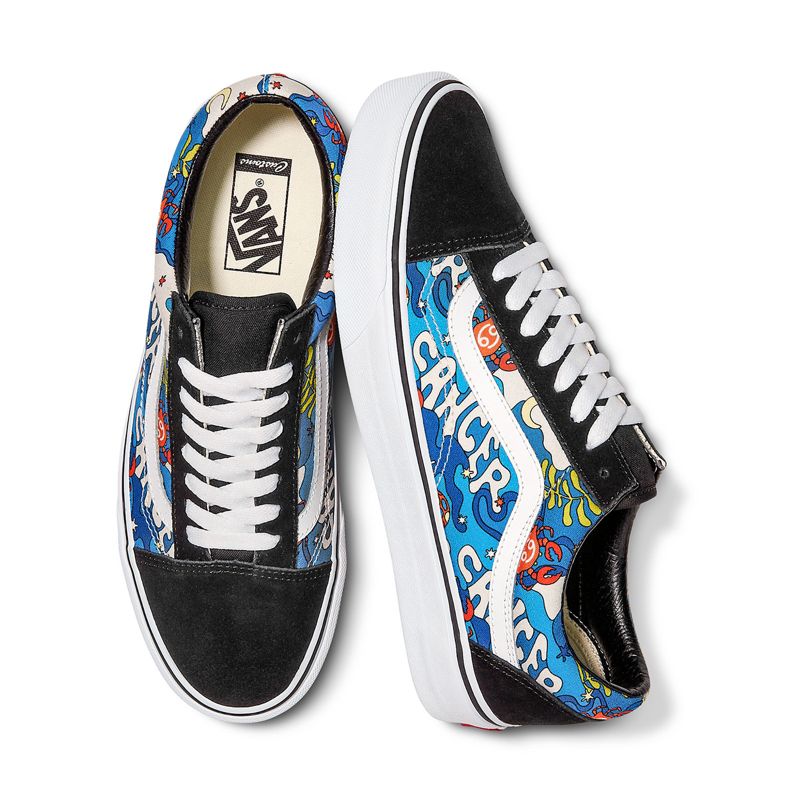 Tenis Vans Cancer Old Skool Hombre Multicolor | Mexico-HJK618320