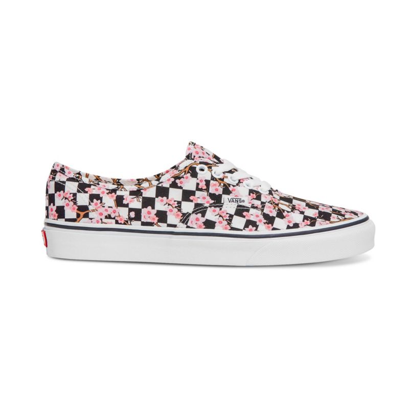 Tenis Vans Checkerboard Authentic Anchos Mujer Rosas | Mexico-PQA046519